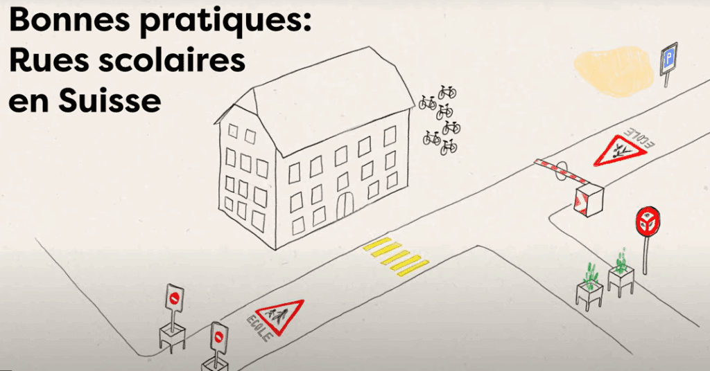 Rues scolaires : les bons exemples suisses en vidéo